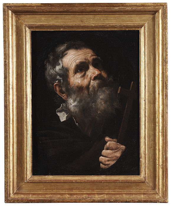 A Saint Holding a Cross Slider Image 2